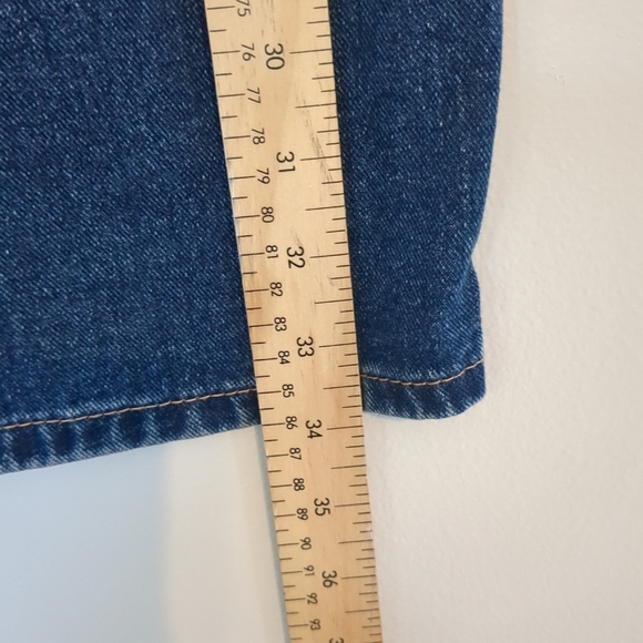 NWOT Ardene Denim Skirt Women's Medium Blue Cotton Front Slit Long - Picture 5 of 8